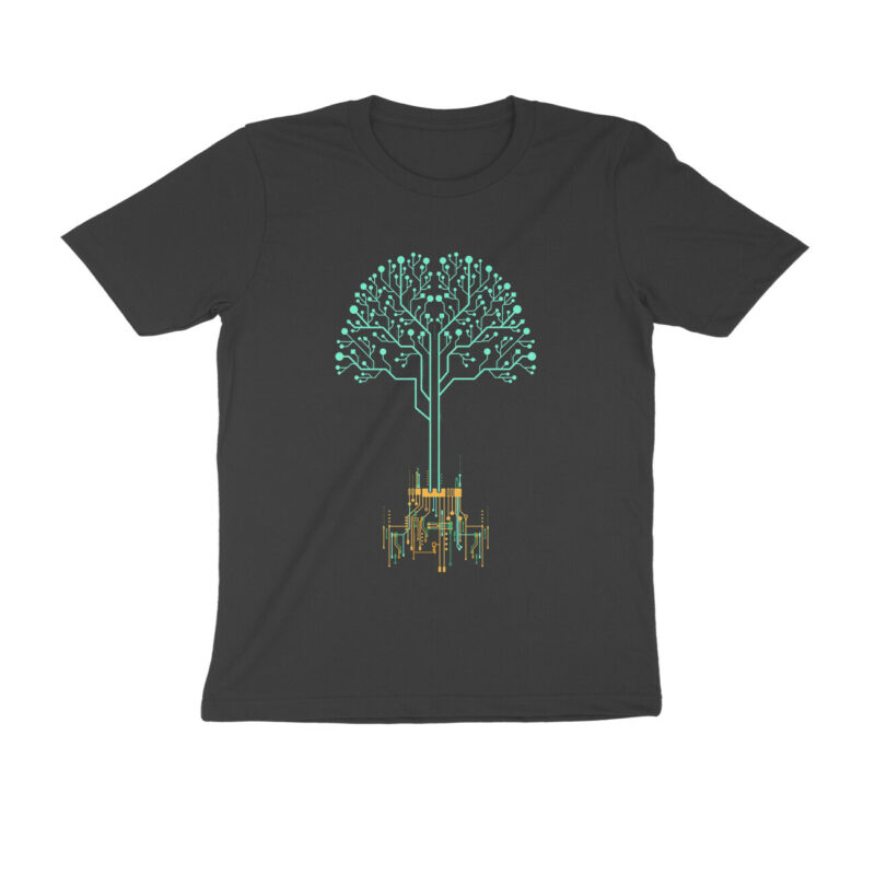 aesthetic nerdy t shirt | information tree line art