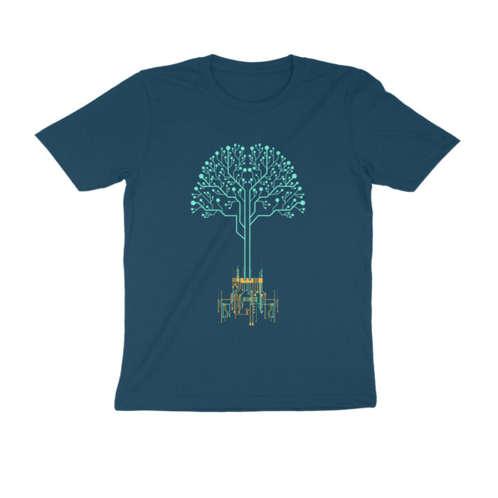 aesthetic nerdy t shirt | information tree line art