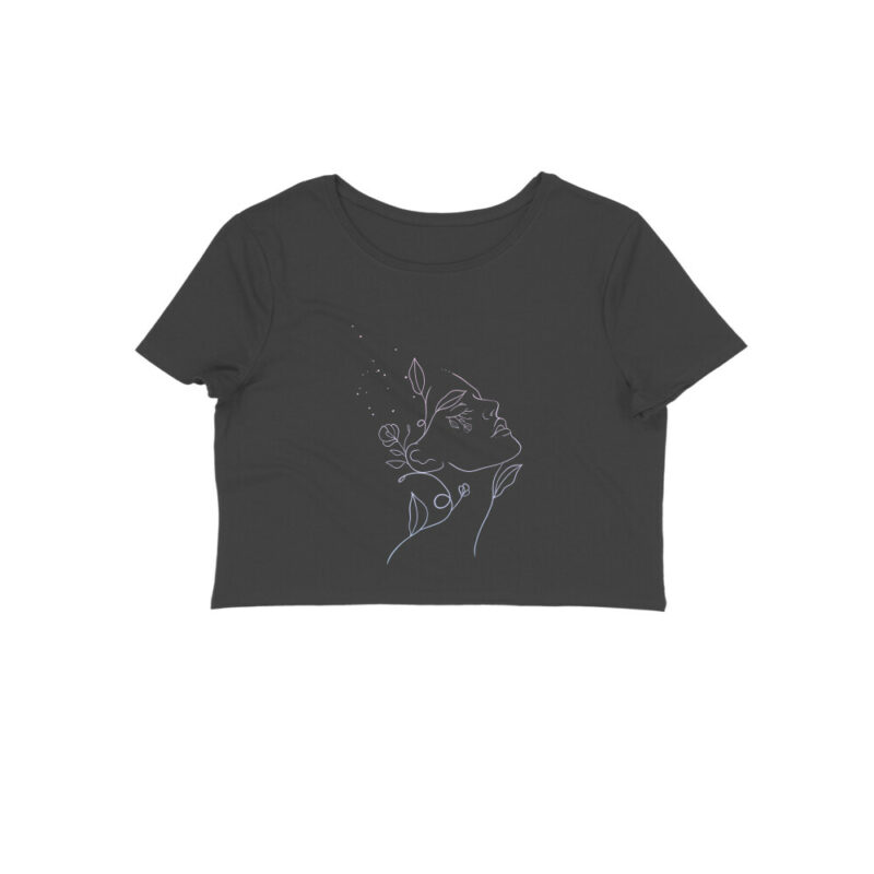 aesthetic crop top | line art