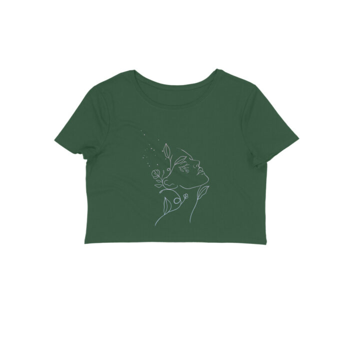 aesthetic crop top | line art