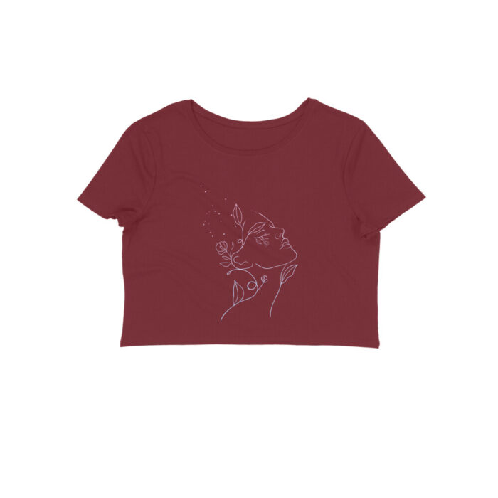 aesthetic crop top | line art
