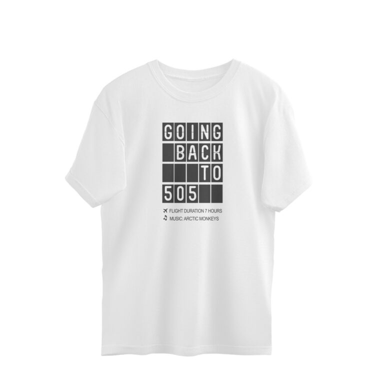 arctic monkeys oversized t shirt | going back to 505