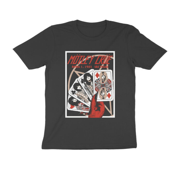 motley crue t shirt | playing cards