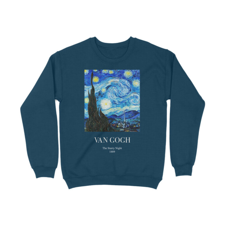 van gogh sweatshirt | starry night (both sides)