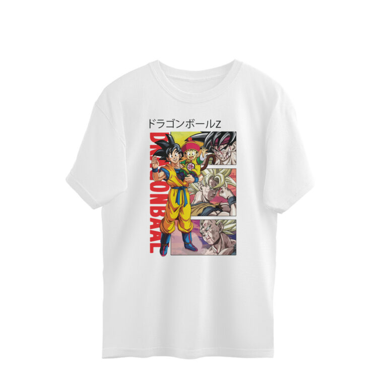 dragonball z oversized t shirt