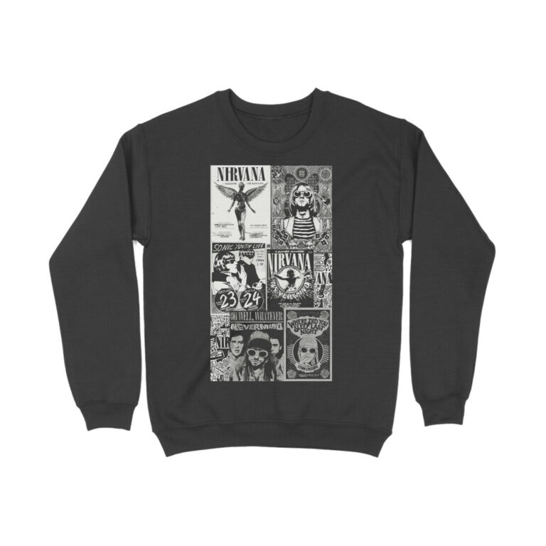 nirvana sweatshirt | vintage posters and album arts
