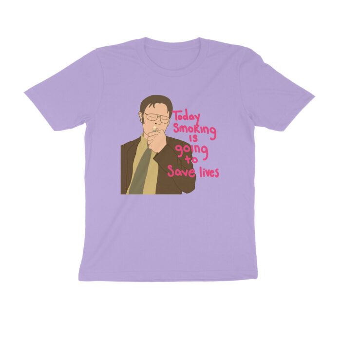 the office t shirt | dwight smoking