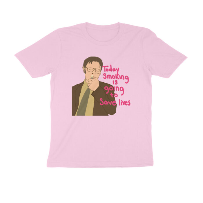 the office t shirt | dwight smoking