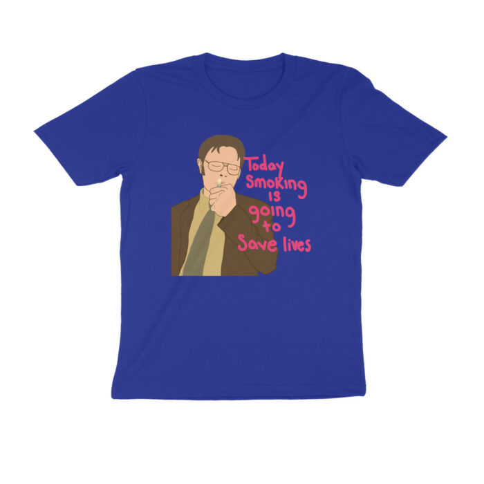 the office t shirt | dwight smoking