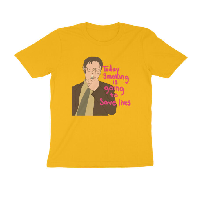 the office t shirt | dwight smoking