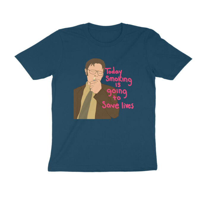 the office t shirt | dwight smoking
