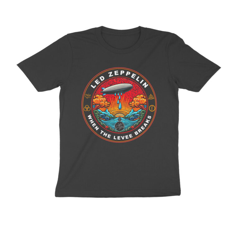 led zeppelin t shirt (both sides) levee breaks