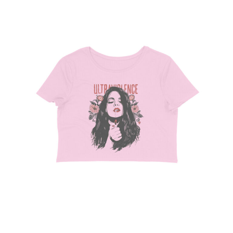 lana del rey crop tops | ultraviolence flowers