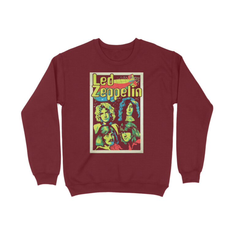 led zeppelin sweatshirt | vintage pop art
