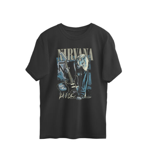 nirvana oversized t shirt | kurt cobain