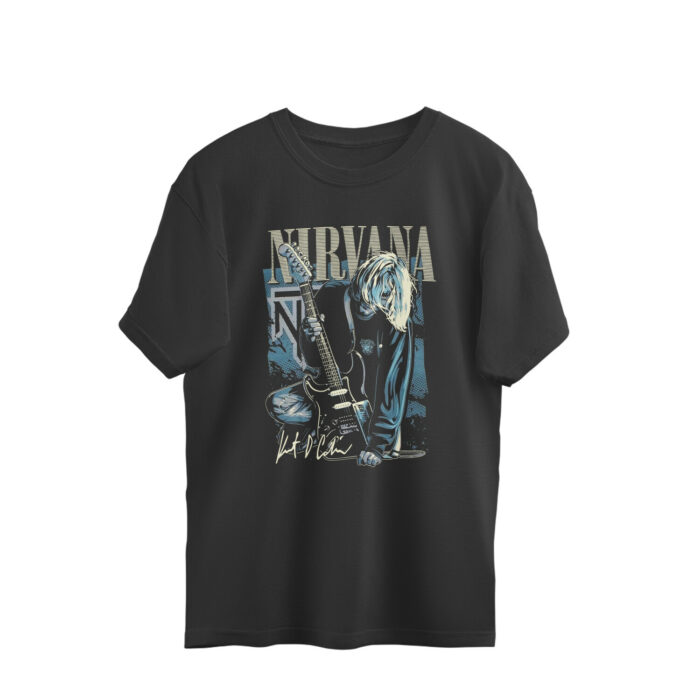 nirvana oversized t shirt | kurt cobain
