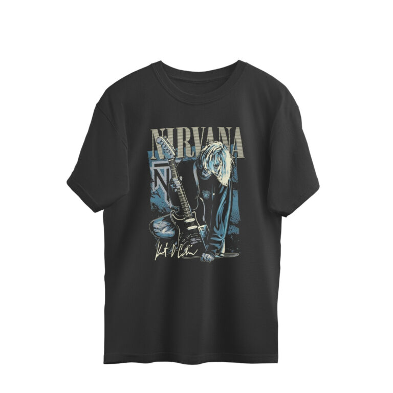 nirvana oversized t shirt | kurt cobain