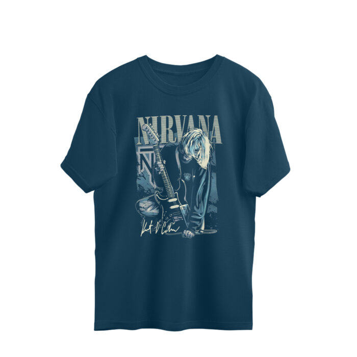 nirvana oversized t shirt | kurt cobain