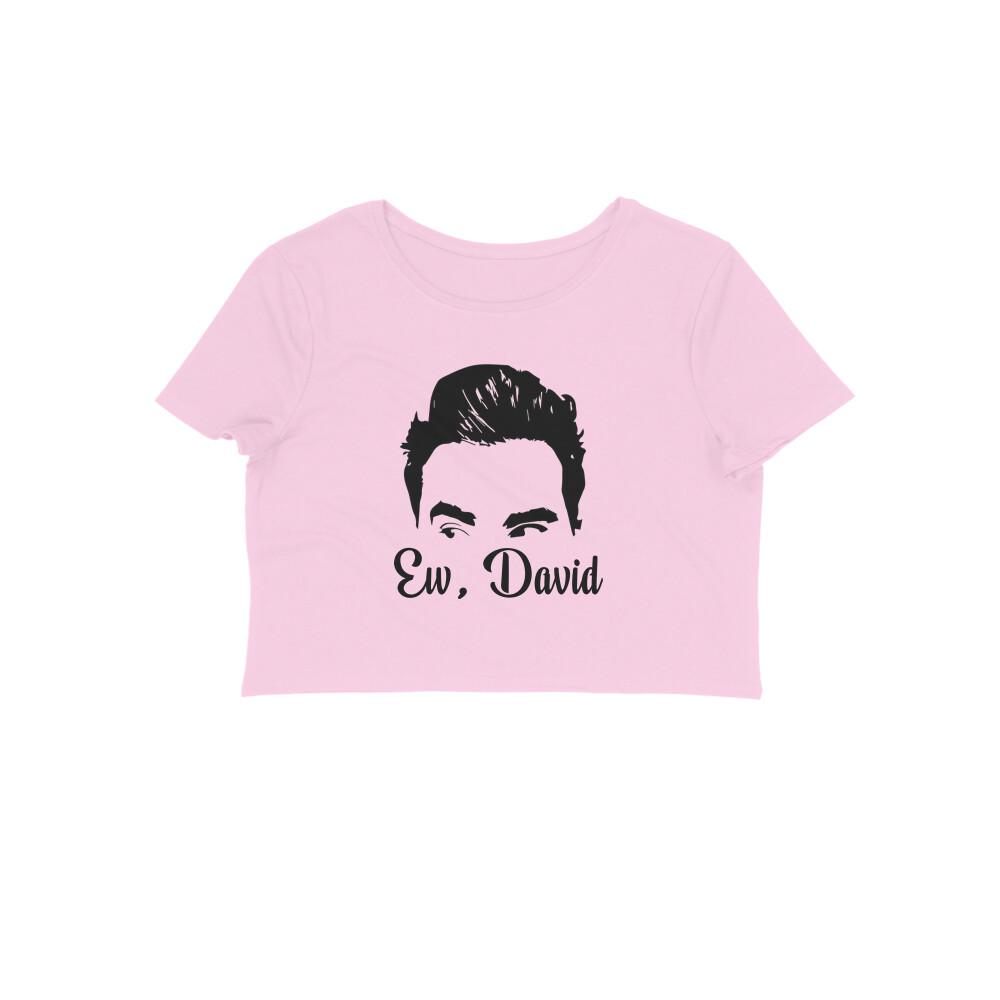 front-653a43c7ee38e-Light_Pink_M_Women_Crop_Top.jpg schitt's creek crop top | eww david