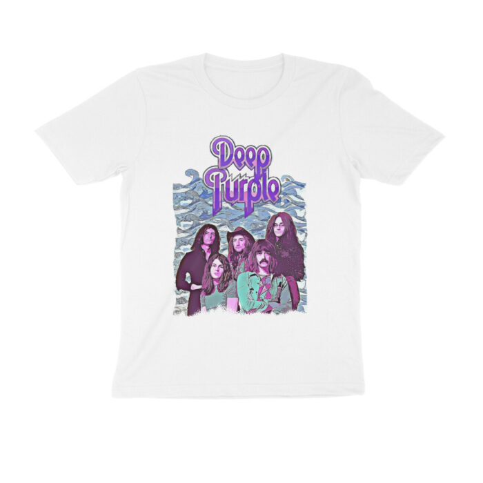 deep purple t shirt | waves design