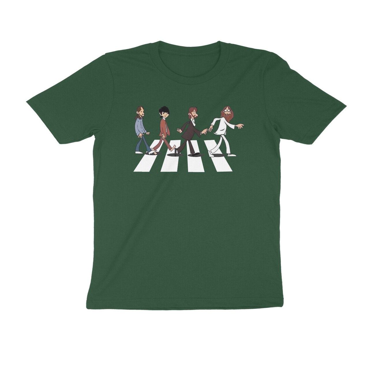 The Beatles T-Shirt Caricature Abbey Road