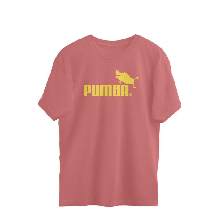 twisted branded oversized t shirt | pumba