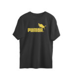 twisted branded oversized t shirt | pumba