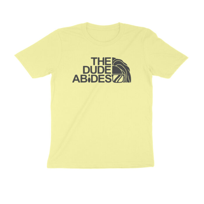the big lebowski t shirt | dude abides (light colors)