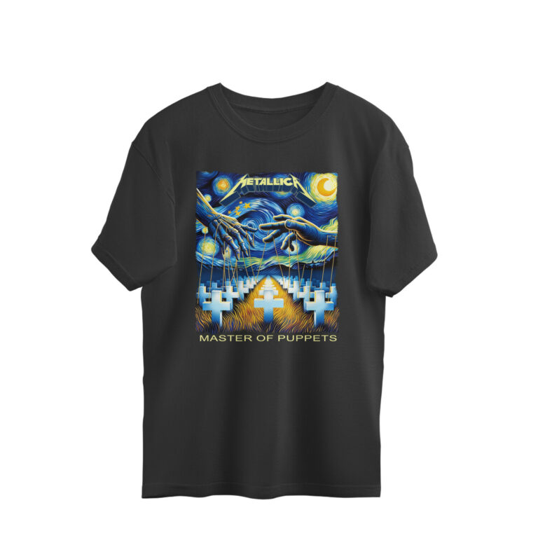 metallica oversized t shirt | starry night