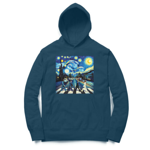 the beatles hoodie | abbey road x starry night