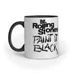 the rolling stones mug | paint it black