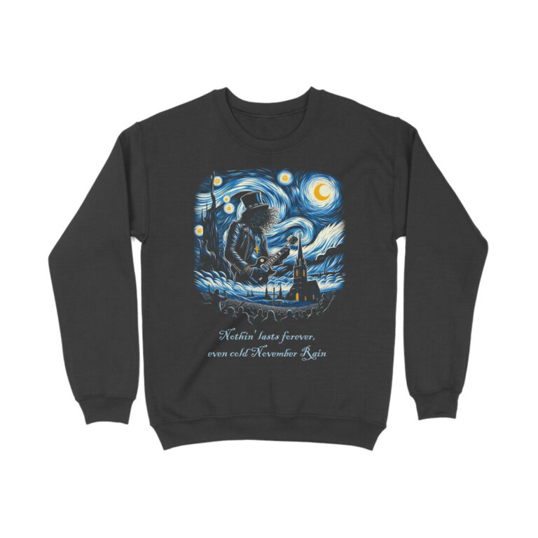 guns n roses sweatshirt | starry night
