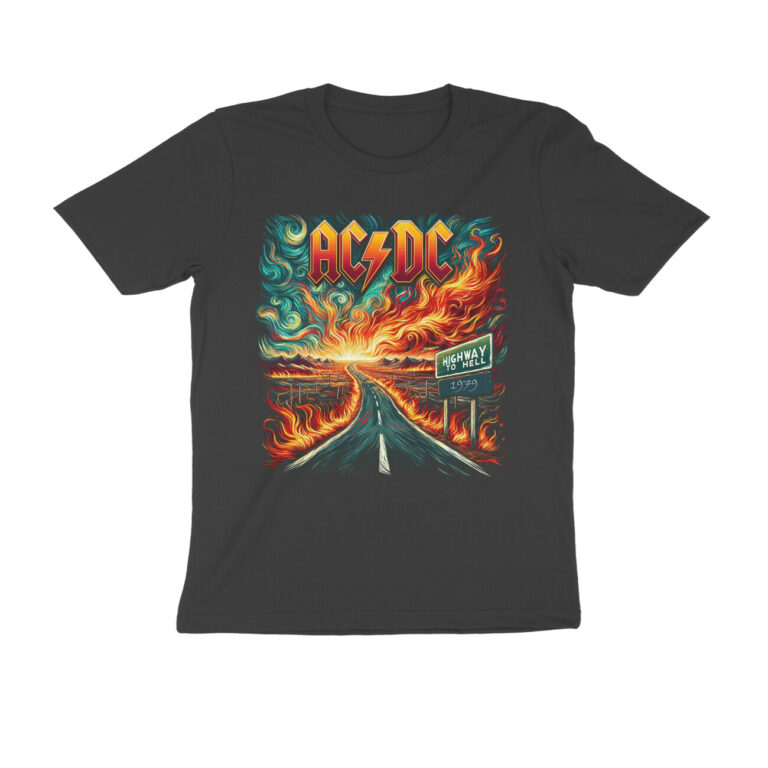 ac dc t shirt | highway to hell van gogh