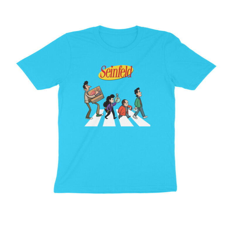 Size 2XL Sky Blue Seinfeld T-shirt | Abbey Road