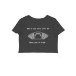 arctic monkeys crop top | when you're high