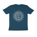 yin yang geometric mandala art t shirt