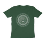 yin yang geometric mandala art t shirt