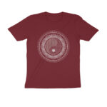 yin yang geometric mandala art t shirt