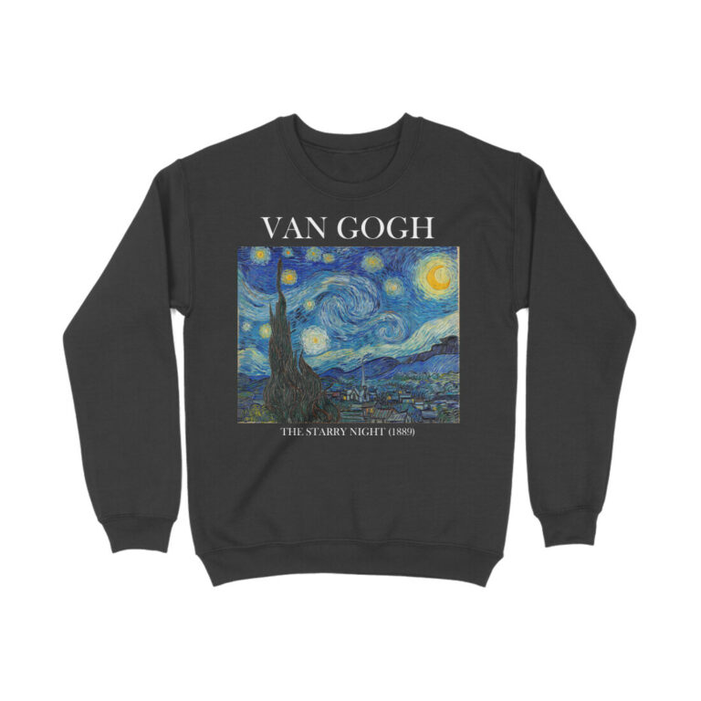 van gogh sweatshirt | starry night (original painting)