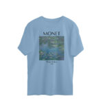 classical art oversized t shirt | monet, lillies