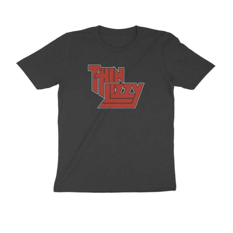thin lizzy t shirt (both sides + sleeve print)