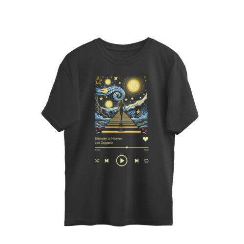 led zeppelin ultimate oversized t shirt (both sides) | jumbo print