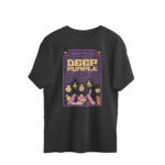 deep purple oversized t shirt