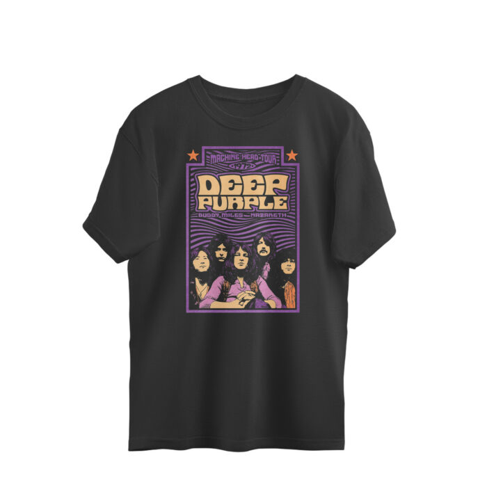 deep purple oversized t shirt