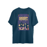 deep purple oversized t shirt