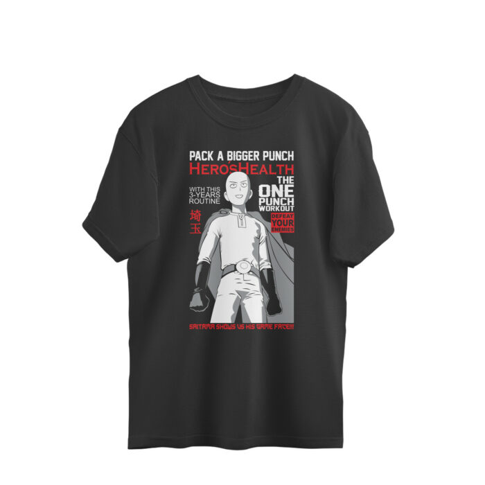 one punch man oversized t shirt