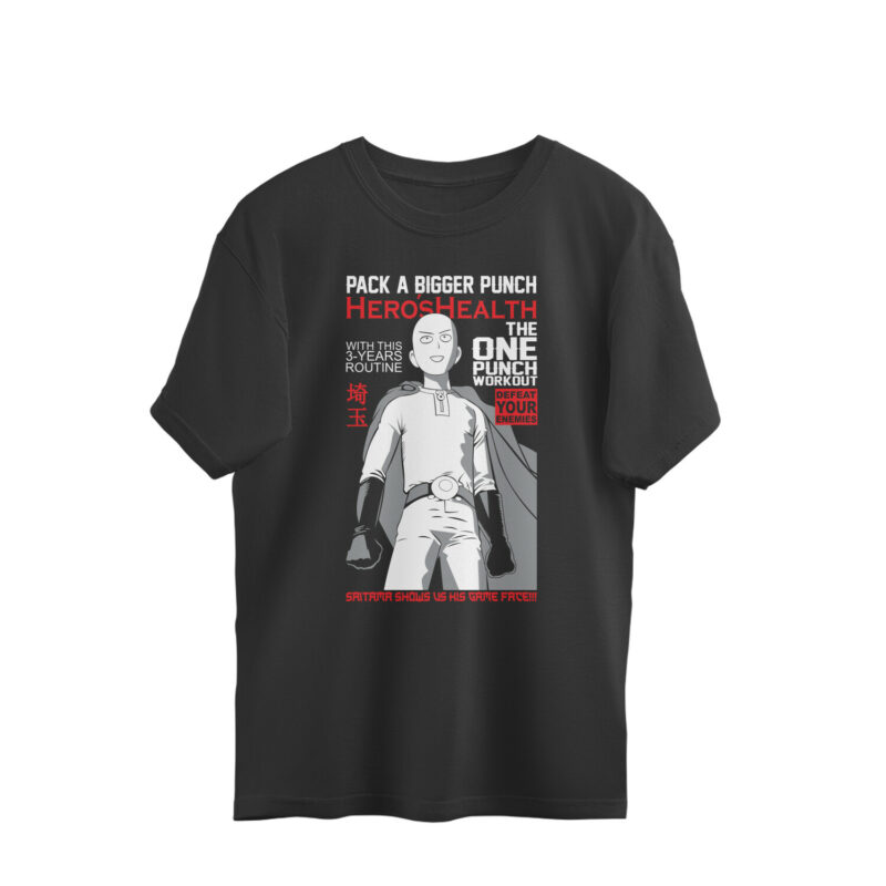 one punch man oversized t shirt