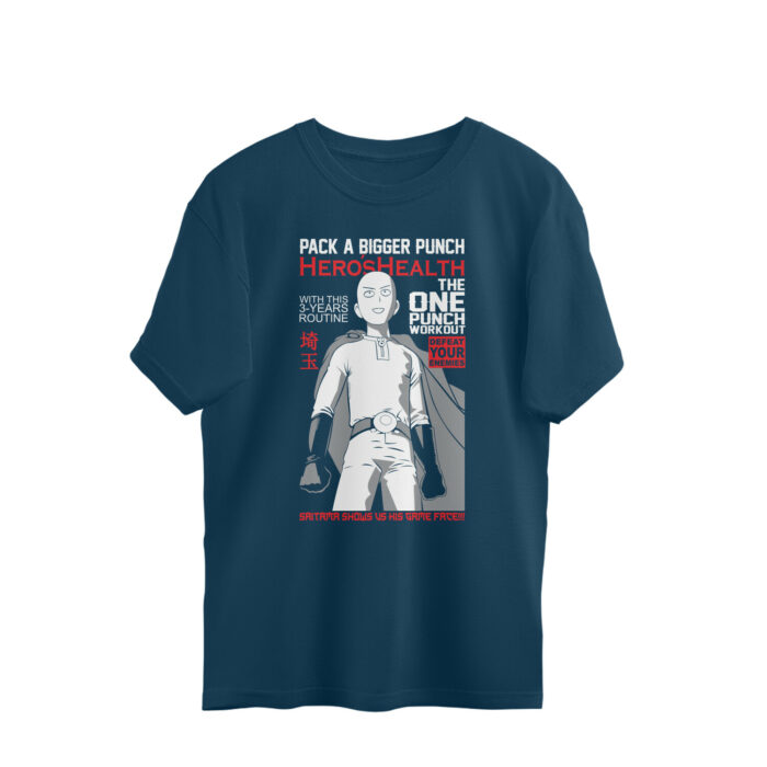 one punch man oversized t shirt