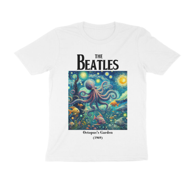the beatles t shirt | octopus's garden x starry night