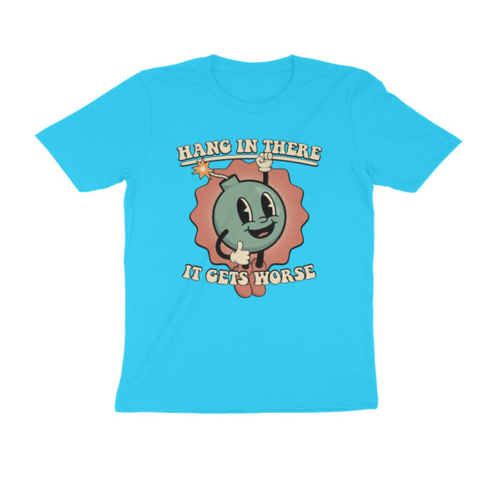 retro funny t shirt | hang in there